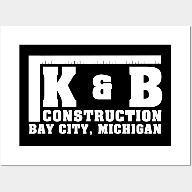 K & B Construction Bay City, MI Wall Art by StadiumSquad